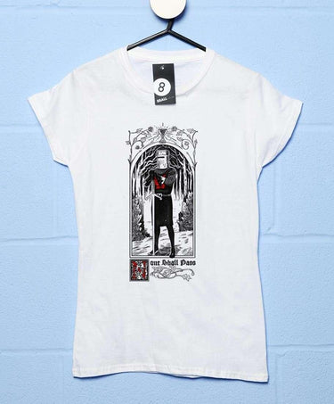 None Shall Pass Black Knight Womens Fitted Unisex T-Shirt 8Ball
